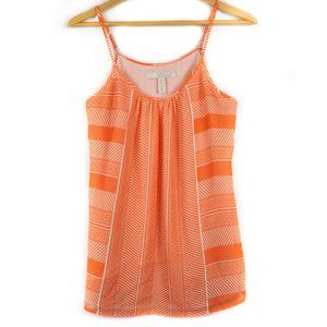 Heritage Orange Tribal Strappy Cami - M
